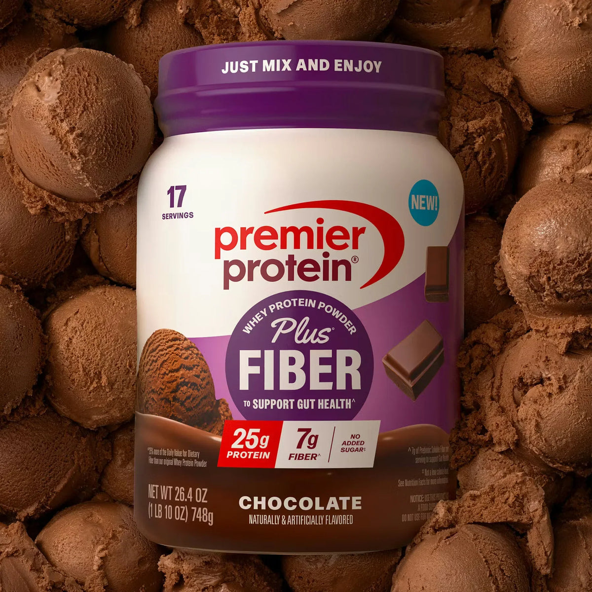 Chocolate Protein Plus Fiber Powder(29 Servings)