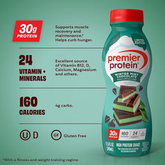 Winter Mint Chocolate Protein Shake 11.5 oz (12 PACK)